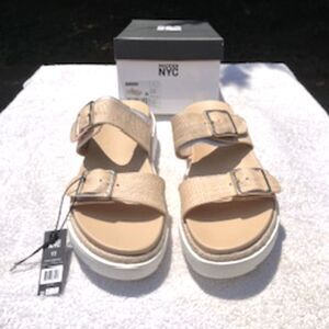 Flatform Two Strap Women’s Sandals . Size: 11 . Madden NYC . New in Box